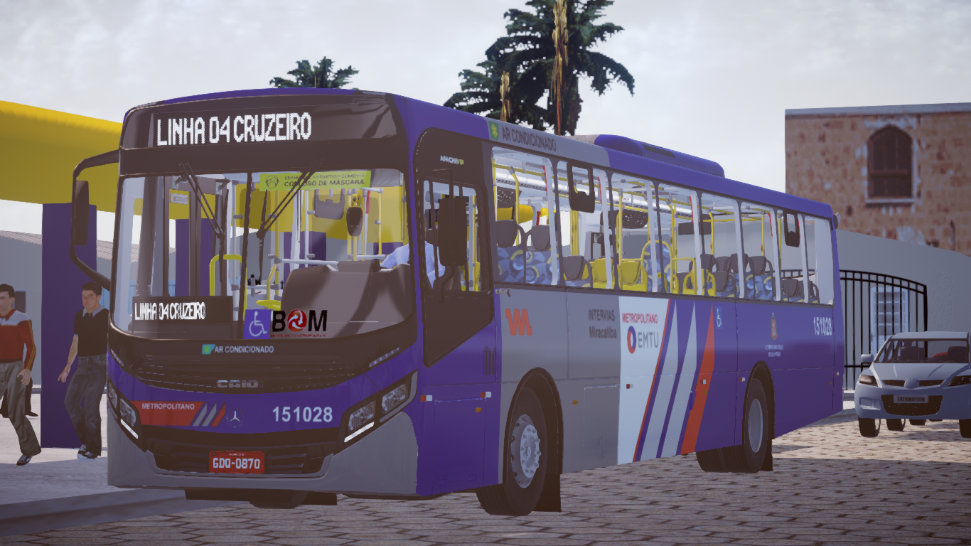 Mod do Caio Apache Vip IV MB OF-1724L Bluetec 5 Padrão SP para o Proton Bus  Simulator/Road