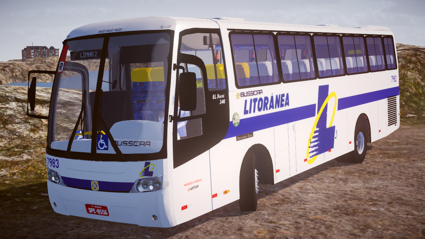 Skin Escolar para o Busscar El Buss 340 MB OF-1721 Euro II