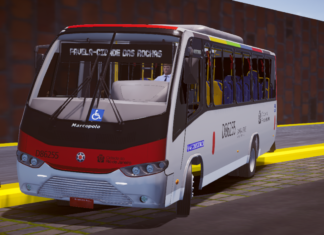 Volare Attack 8 4×4 Escolar para o Proton Bus Simulator/Road