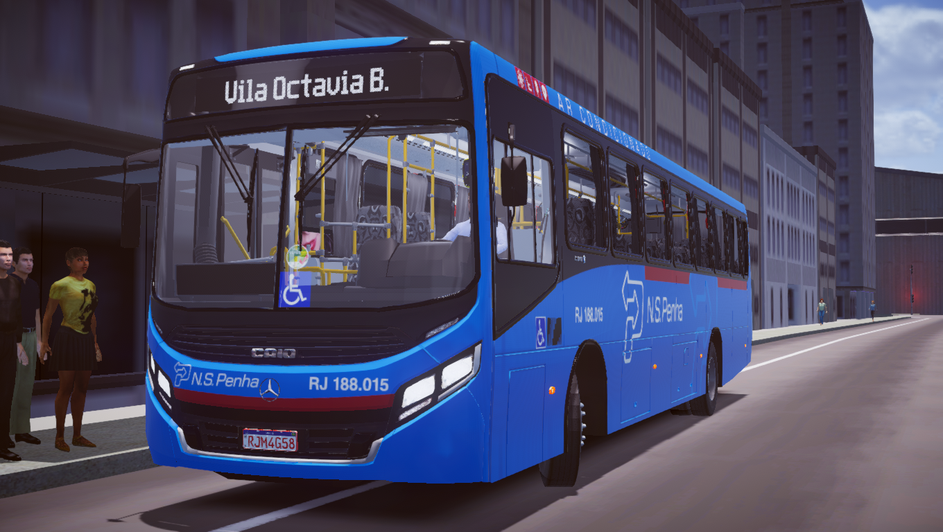 Mod do Caio Apache Vip IV MB OF-1721L Bluetec 5 para o Proton Bus Simulator/Road